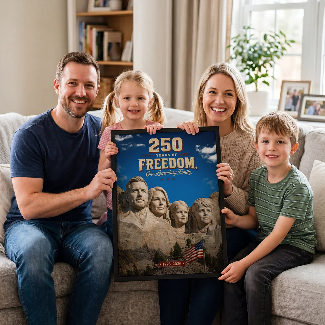 Personalized Poster "250 Years of Freedom"