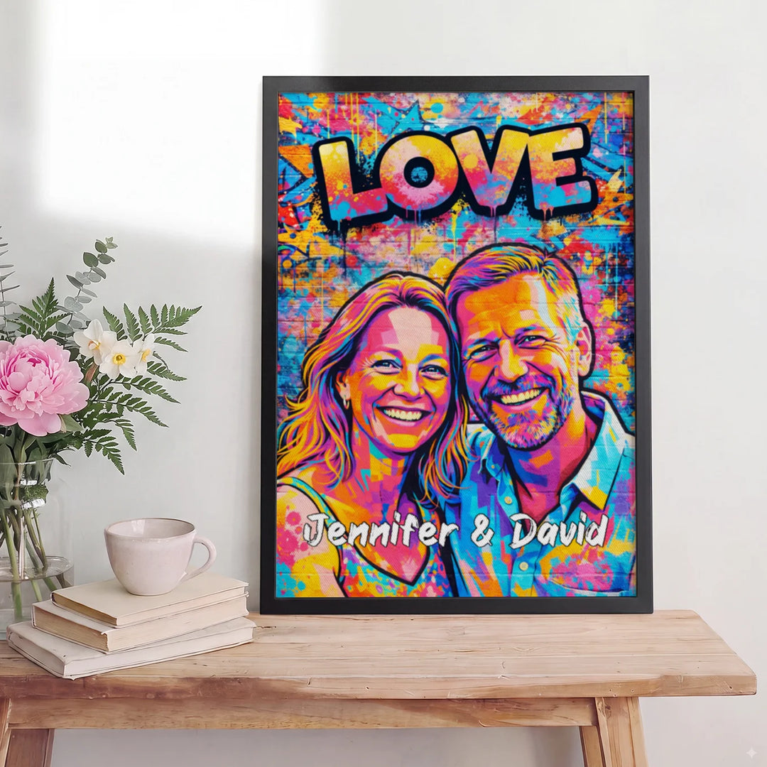 Personalized Poster "Street Art Love"