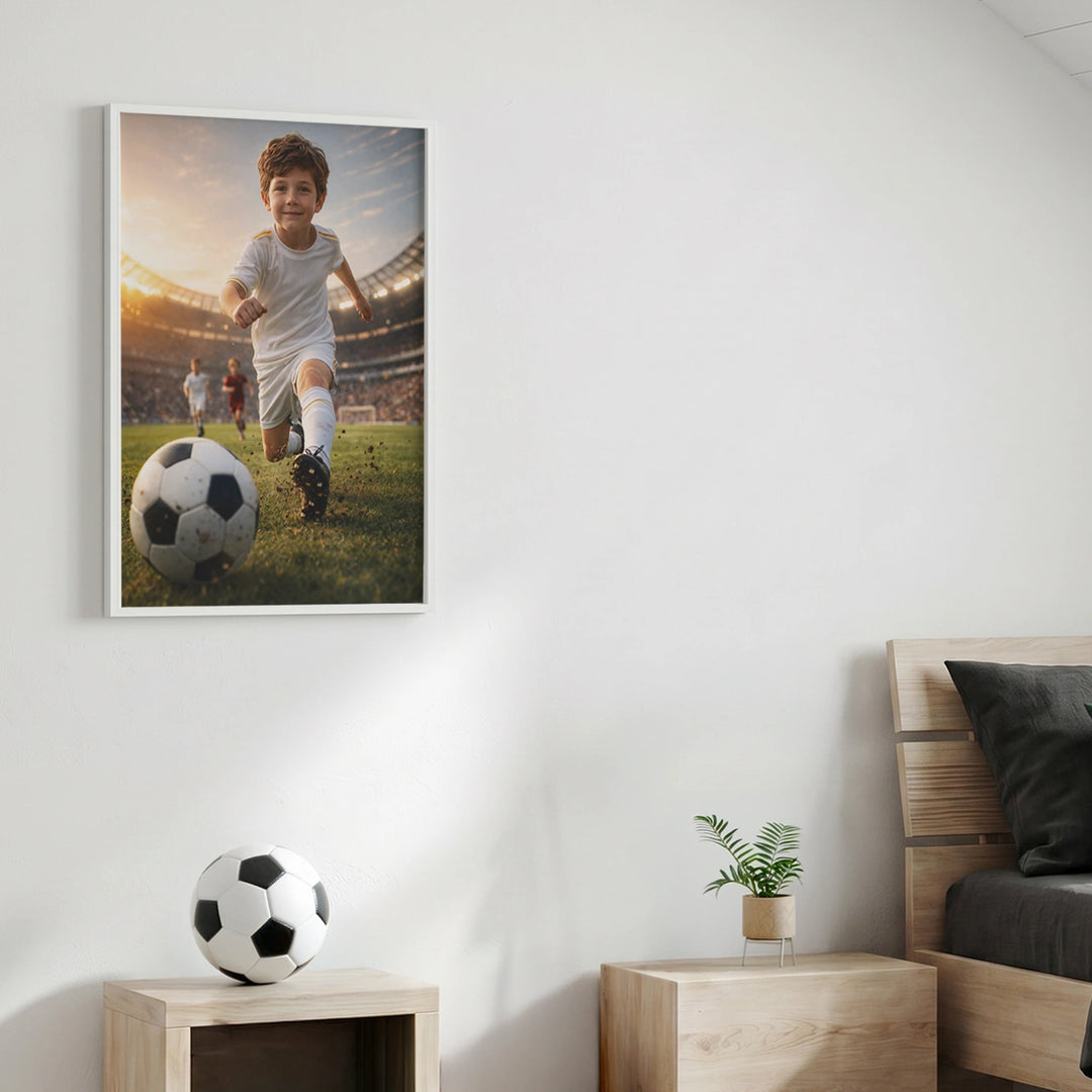 Personalized Poster "Football Boy"