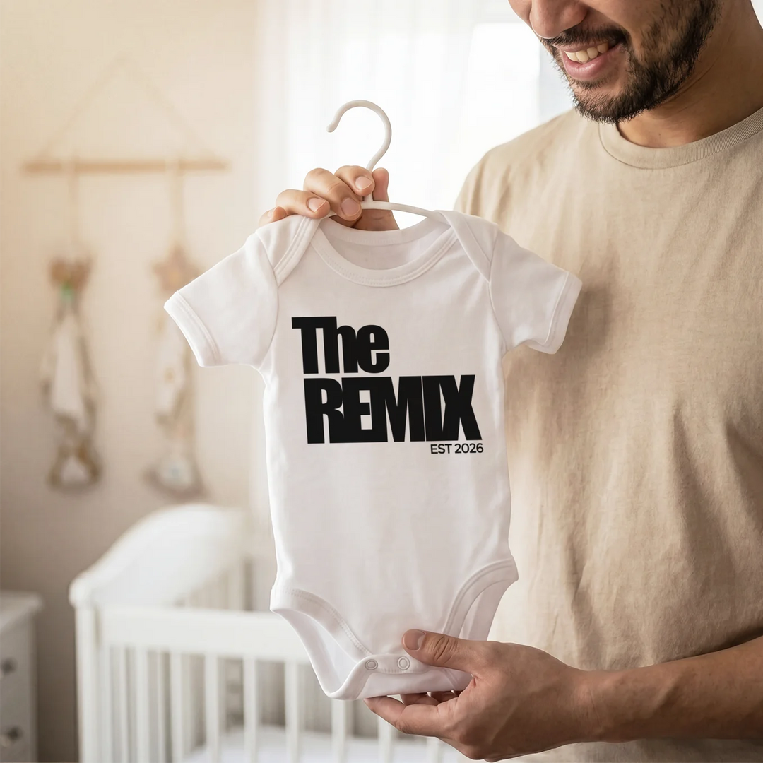 Personalized Baby Bodysuit "The Remix"