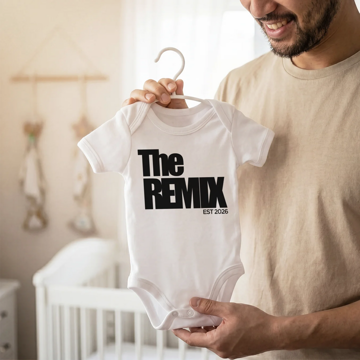 Personalized Baby Bodysuit "The Remix"