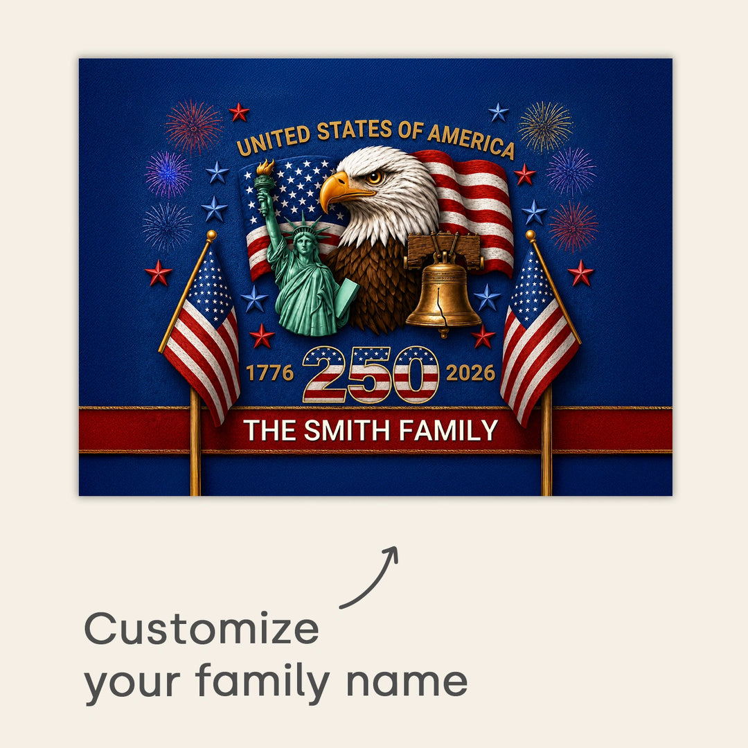 Personalized Doormat "250 Years"