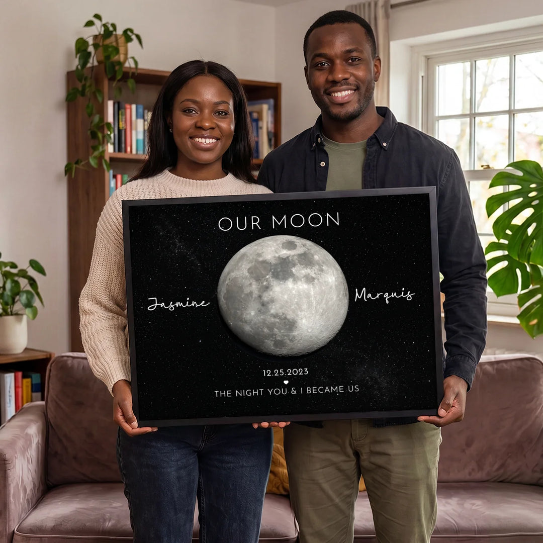 Personalized Poster "Our Moon"