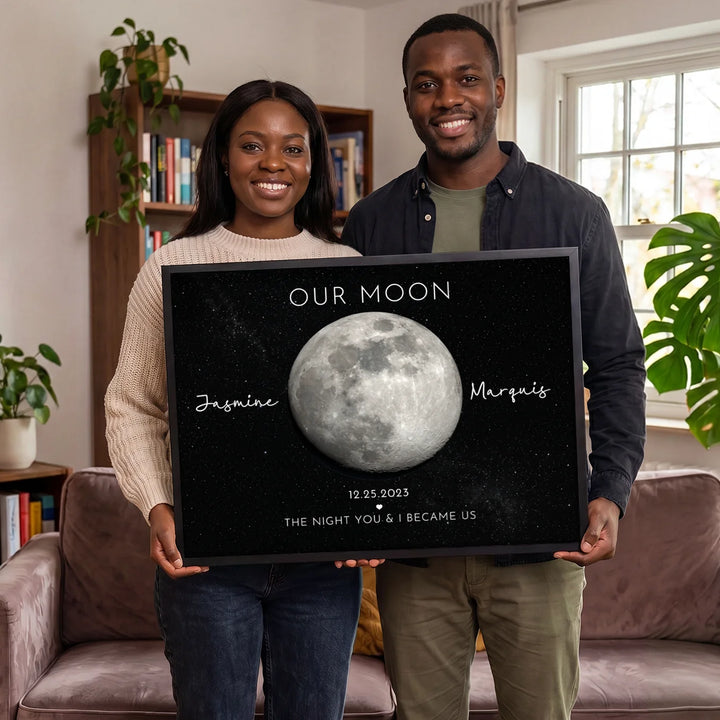 Personalized Poster "Our Moon"