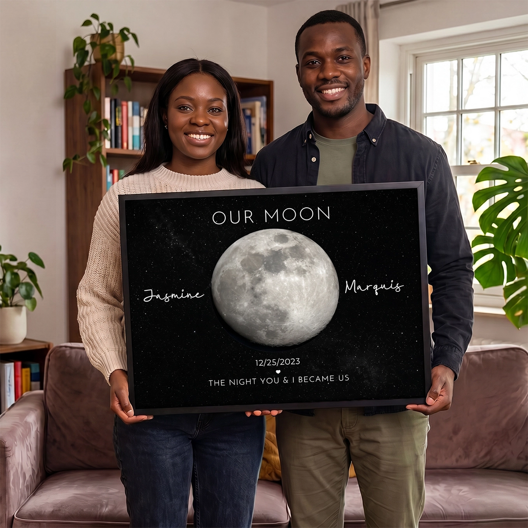 Personalized Poster "Our Moon"