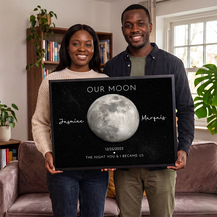 Personalized Poster "Our Moon"