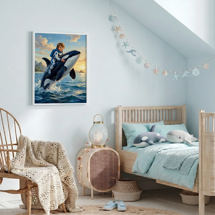 Personalized Kids Poster "Orca"