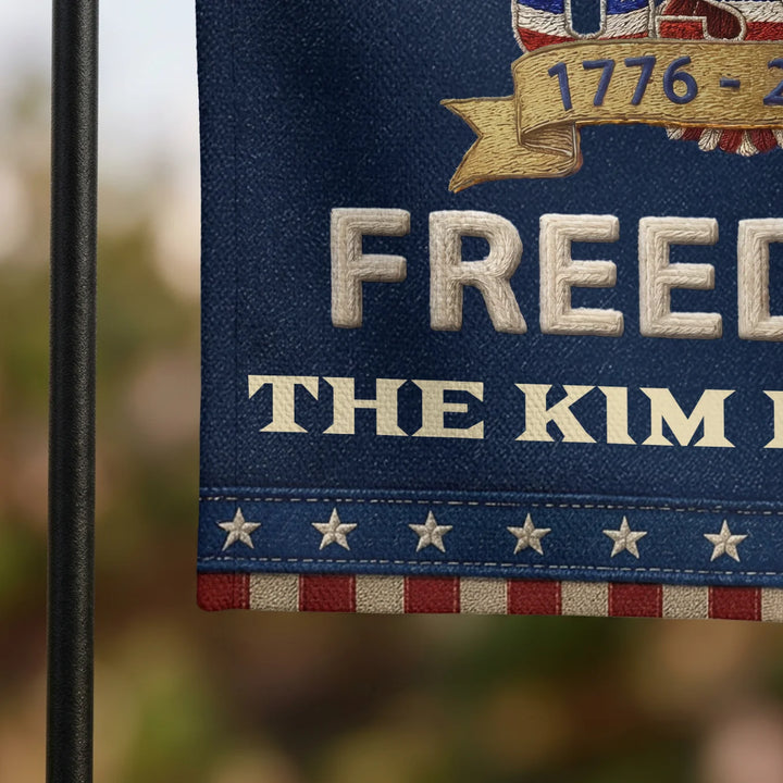 Personalized Flag "250 Years Freedom"