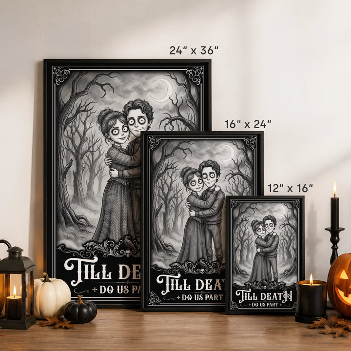 Personalized Poster "Halloween Couple"