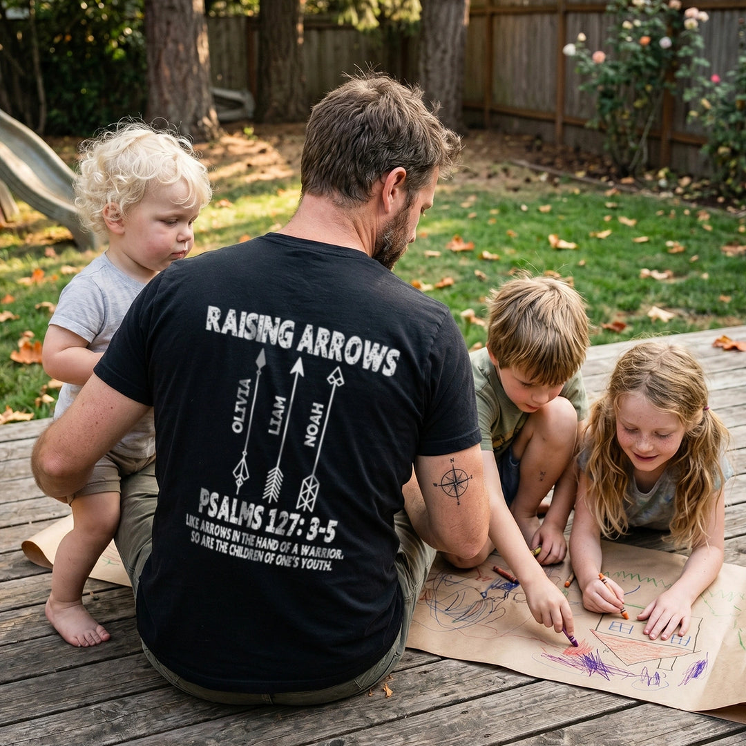 Personalized T‑Shirt "Raising Arrows"