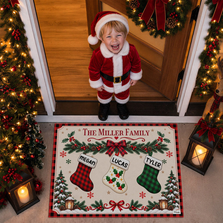 Personalized Doormat "Christmas Together"