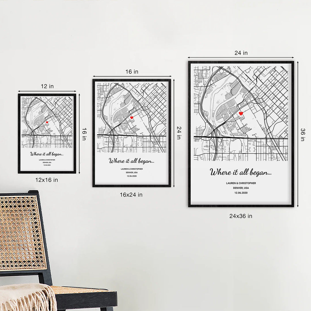 Personalized Poster "Where It All Began"