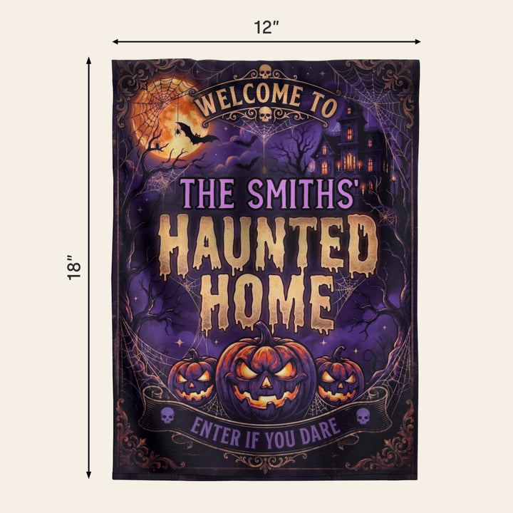 Personalized Flag "Monsters Welcome"