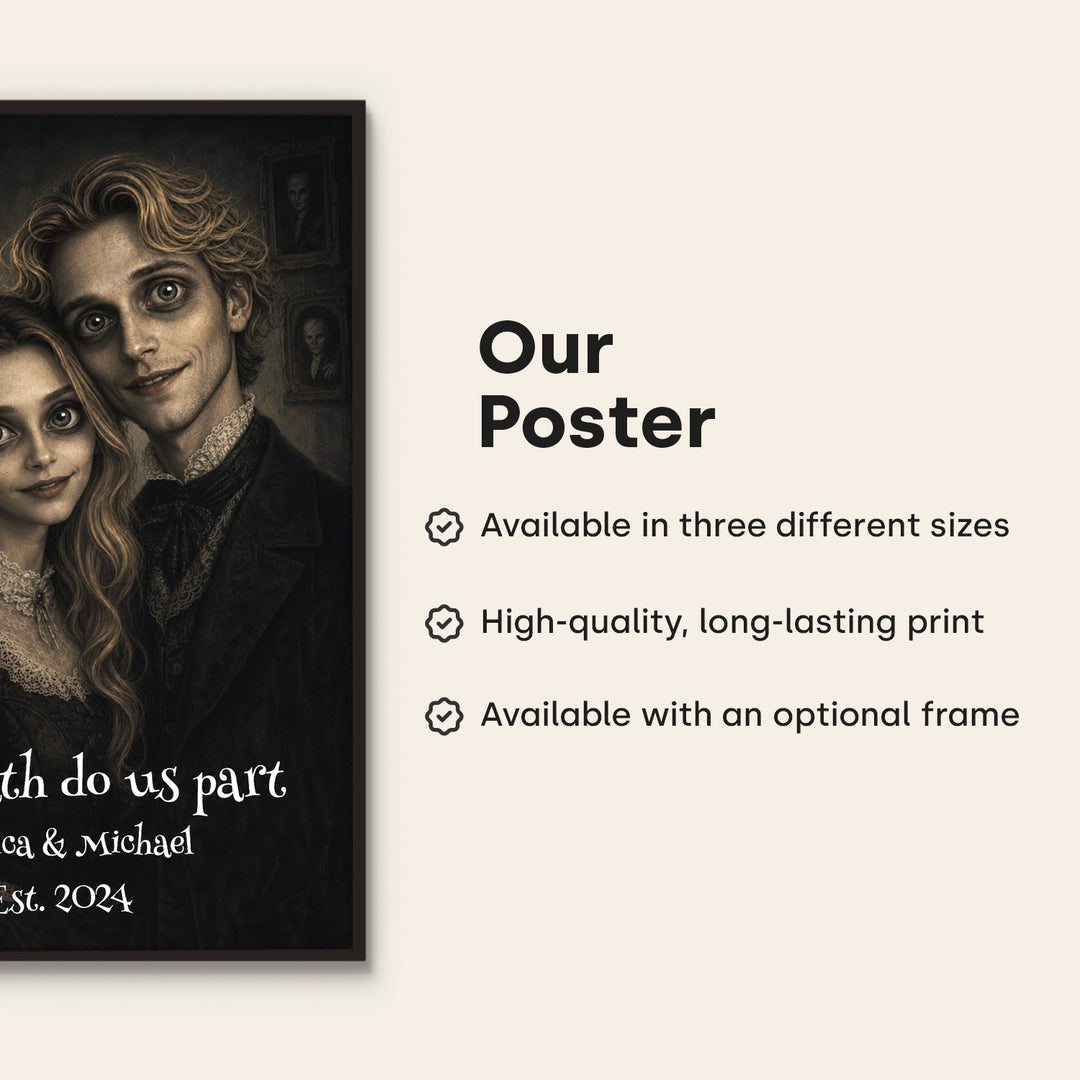 Personalized Poster "Spooky Couple"