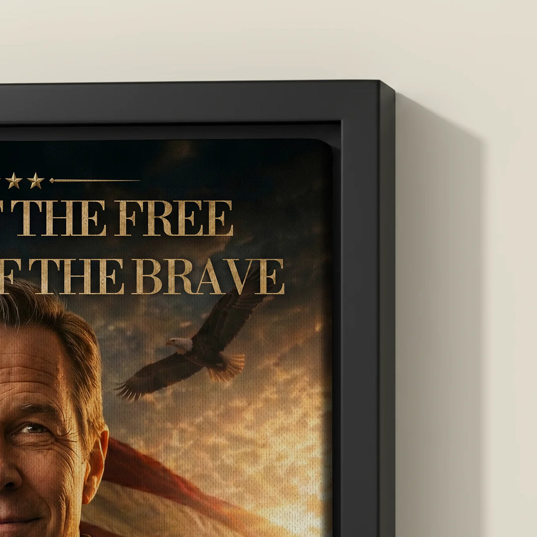 Personalized Canvas "Home of the Free"