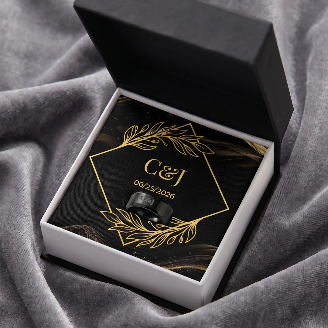 Personalized Men's Ring "Engraving"