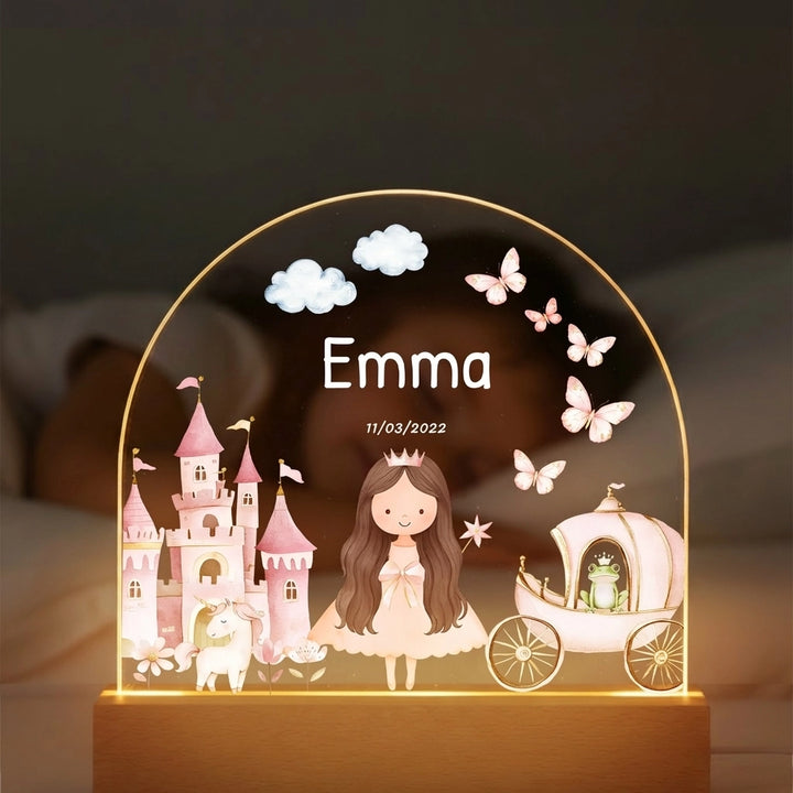 Personalized Night Light "Princess Dream"
