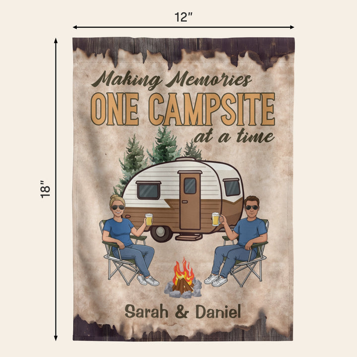 Personalized Flag "Camping Memories"