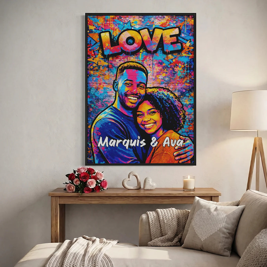 Personalized Poster "Street Art Love"