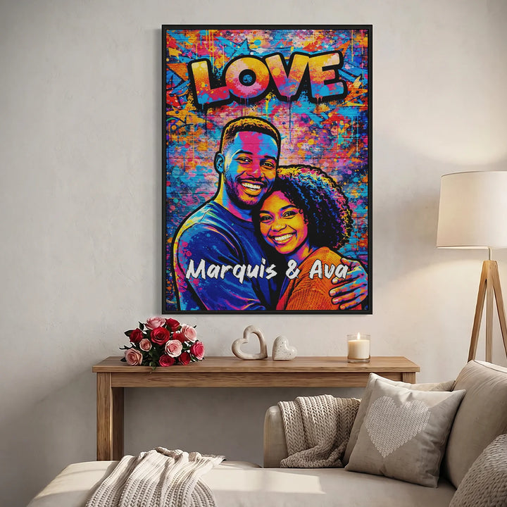 Personalized Poster "Street Art Love"