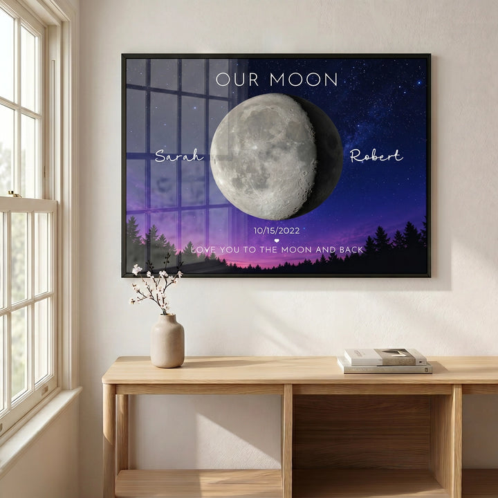 Personalized Poster "Our Moon"
