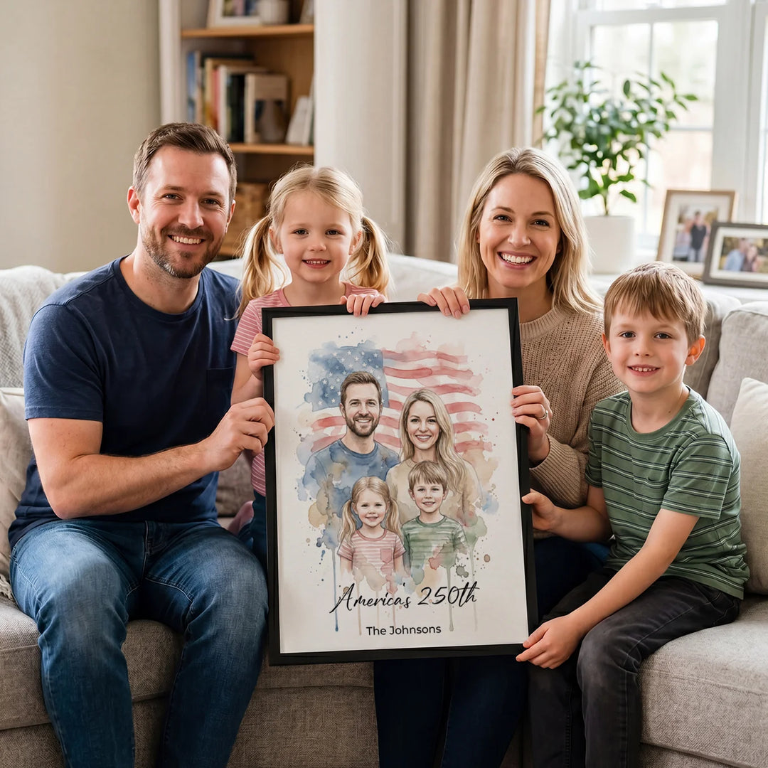 Personalized Poster "Family 250 Years"