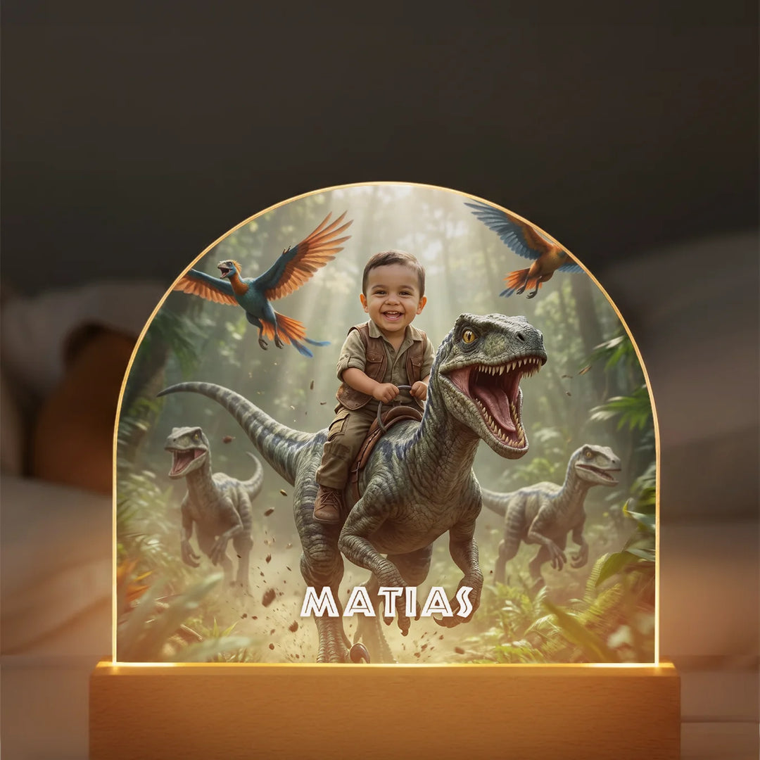 Personalized Night Light "Dino"