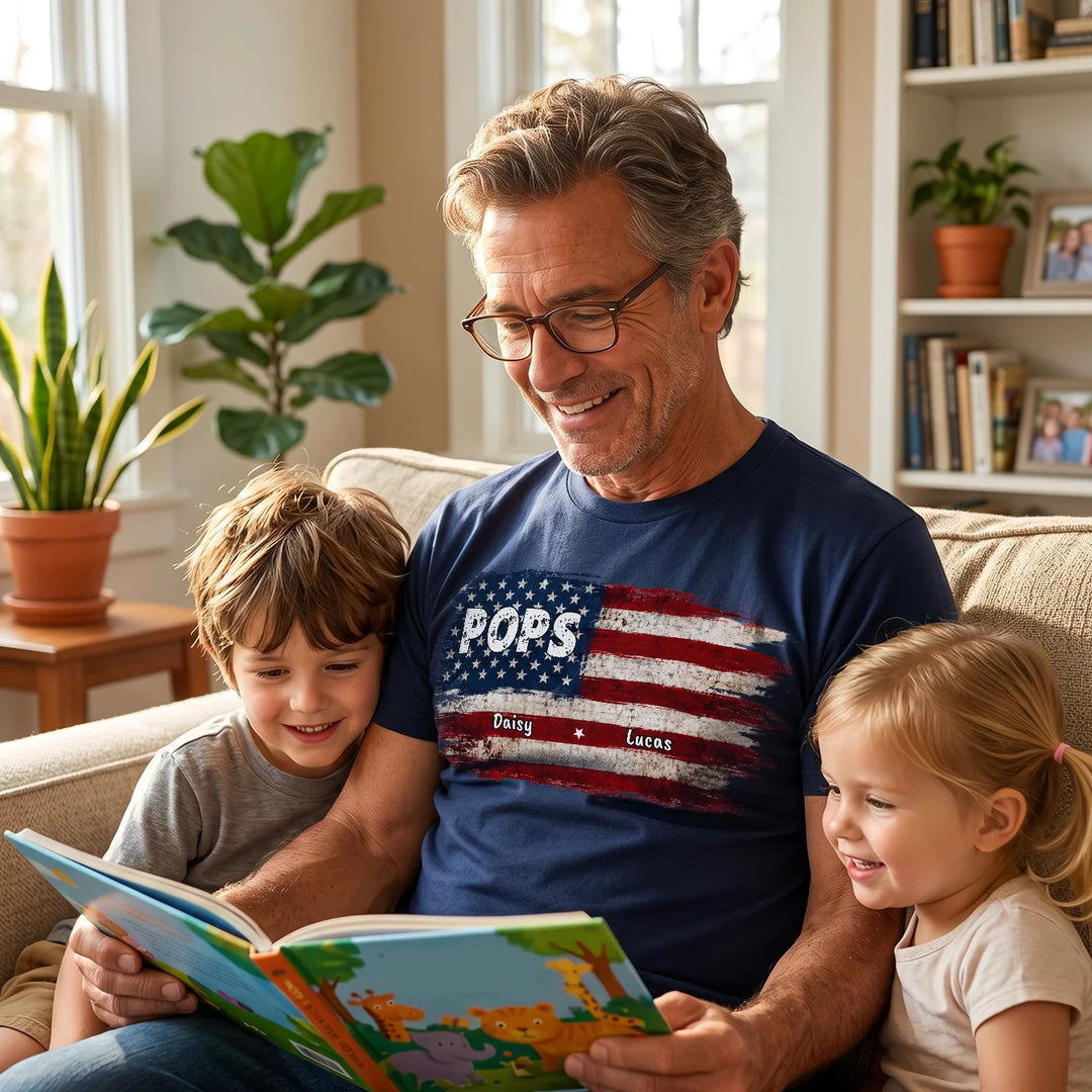 Personalized T-Shirt "American Flag"