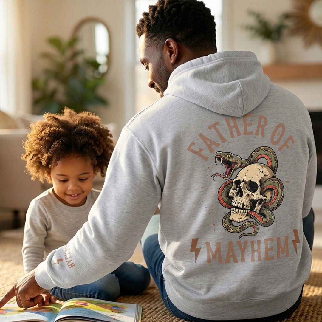 Personalized Hoodie "Father of Mayhem"