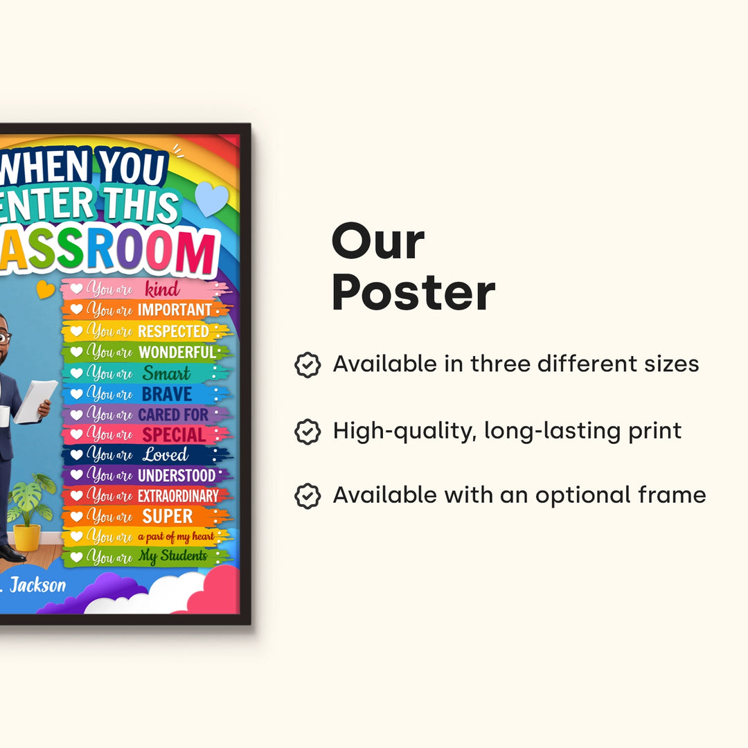 Personalized Classroom Poster