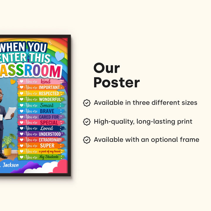 Personalized Classroom Poster