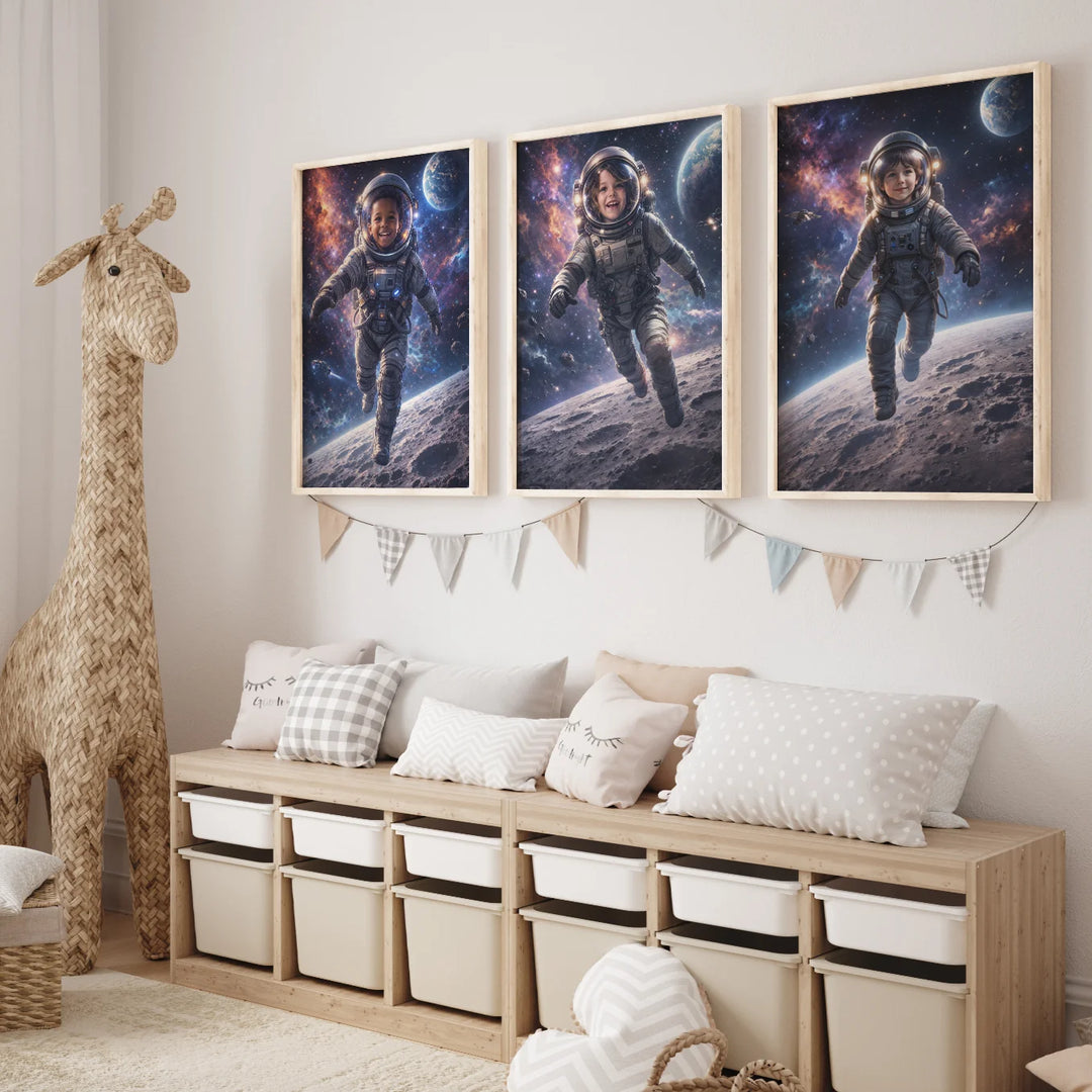 Personalized Kids Poster "Astronaut"