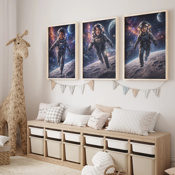 Personalized Kids Poster "Astronaut"