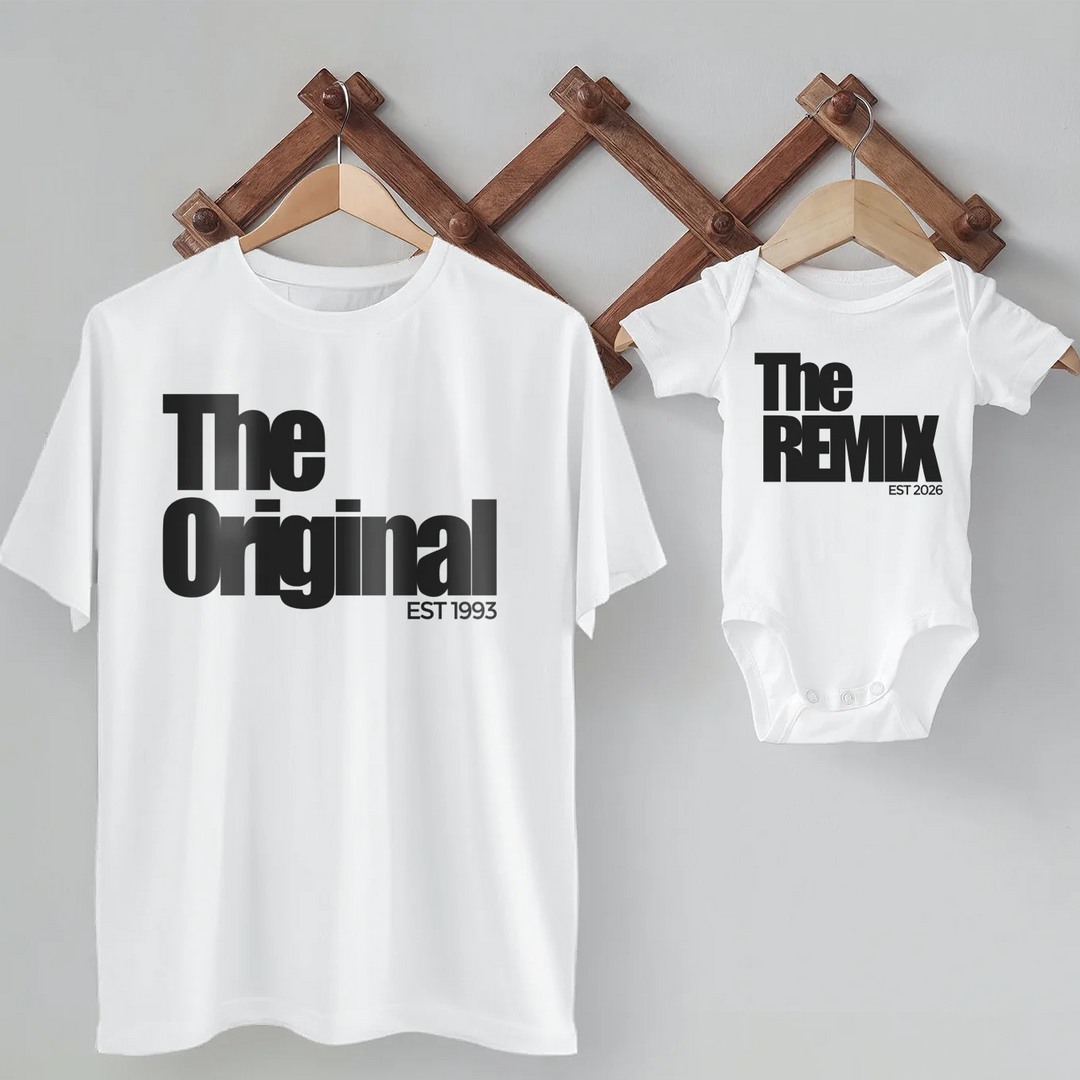 Personalized Partnerlook "The Original & The Remix"