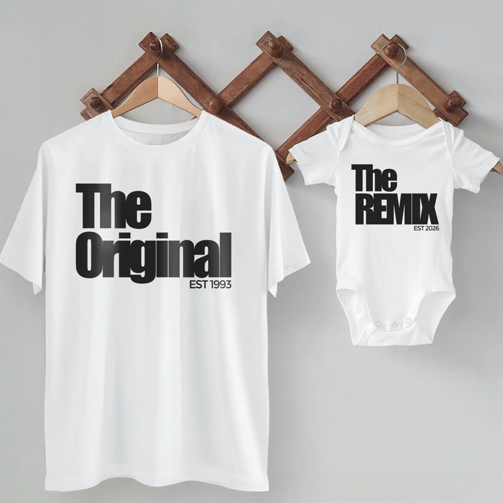 Personalized Partnerlook "The Original & The Remix"