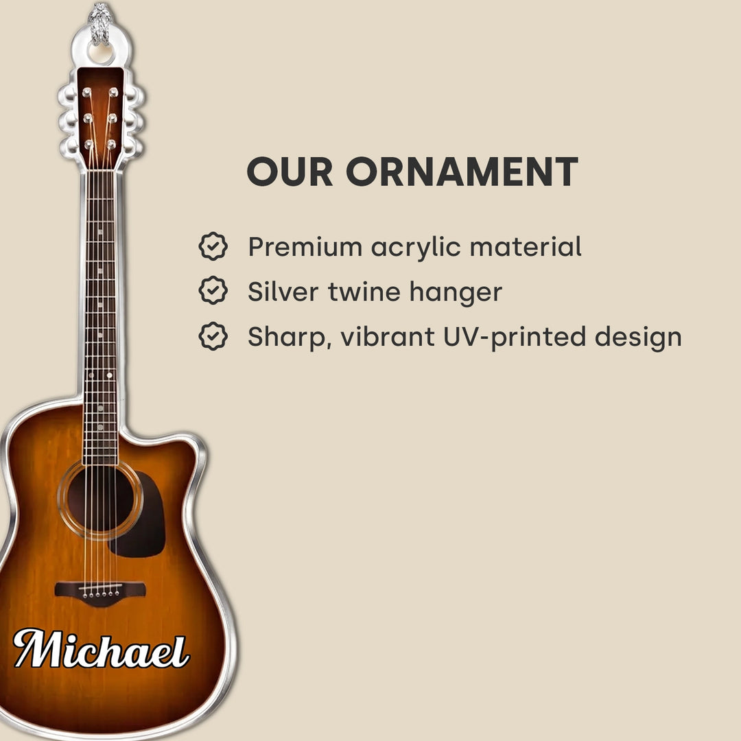 Personalized Ornament "Guitar"