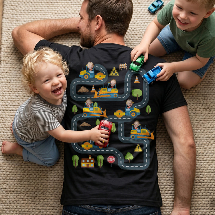Personalized T-Shirt "Car Track"
