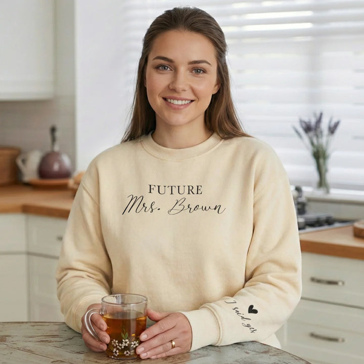 Personalized Sweater "Future Mrs"