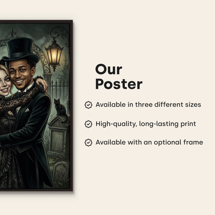 Personalized Poster "Couple Gothic"