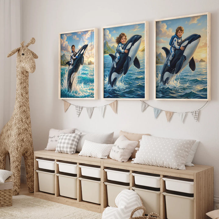 Personalized Kids Poster "Orca"