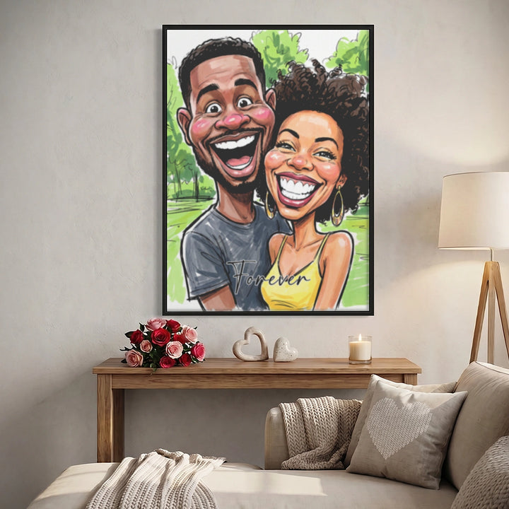 Personalized Poster "Couple Sketch"