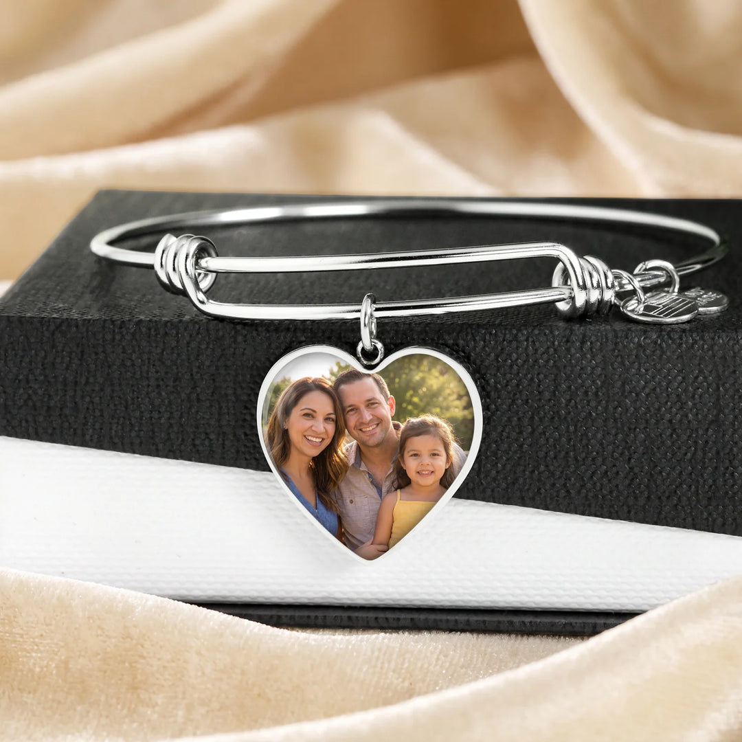 Personalized Bracelet "Photo Heart"
