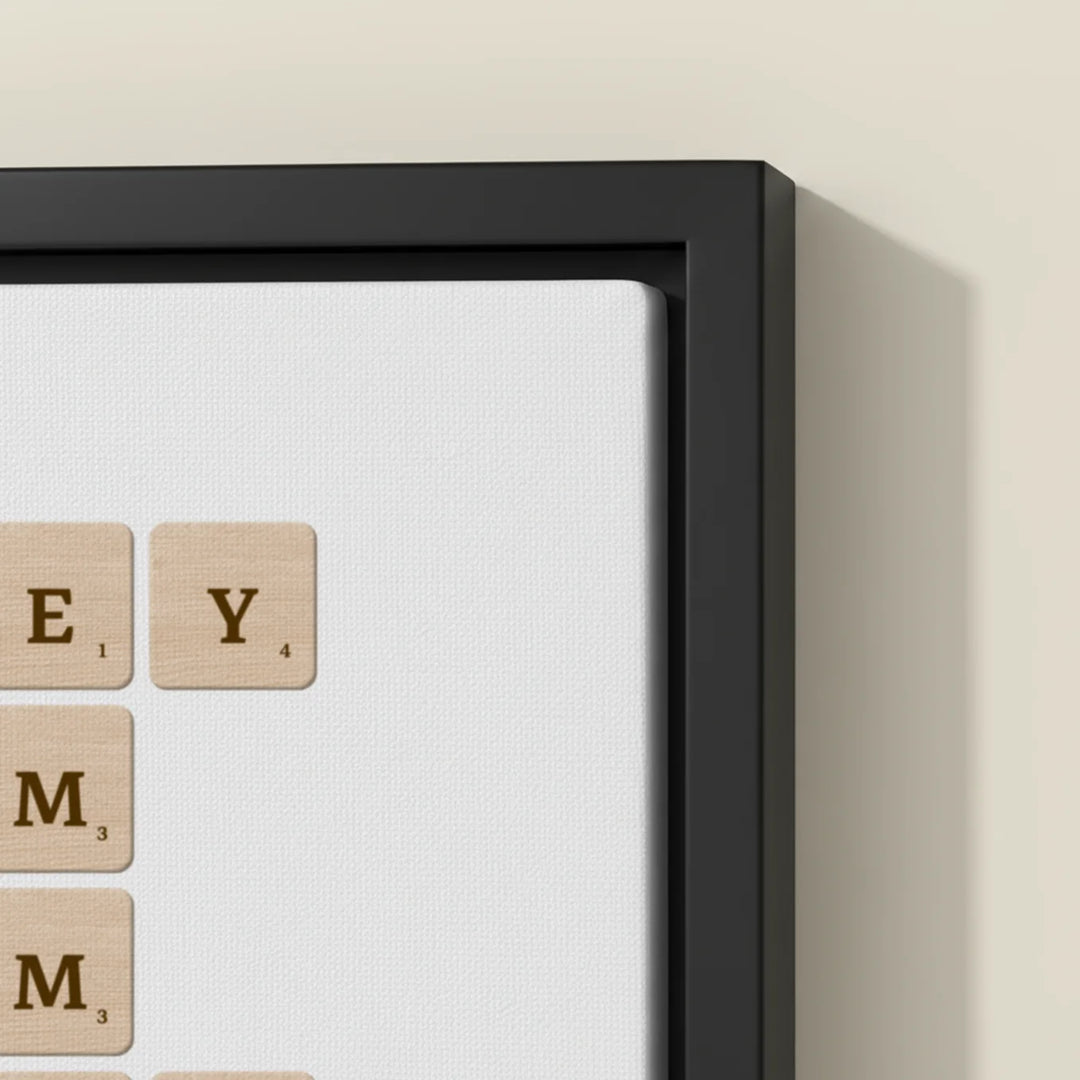 Personalized Canvas "Scrabble"