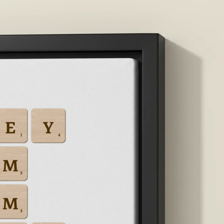 Personalized Canvas "Scrabble"
