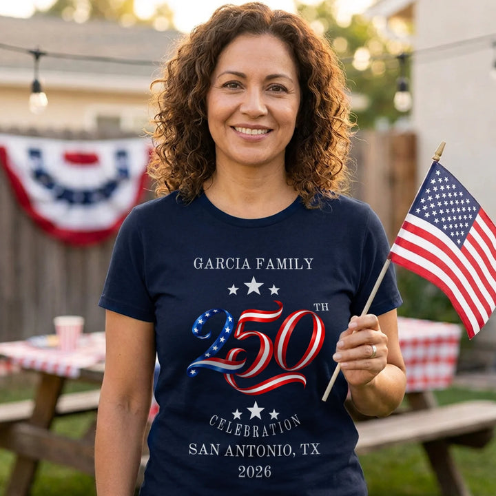 Personalized T-Shirt "250 Years Family"