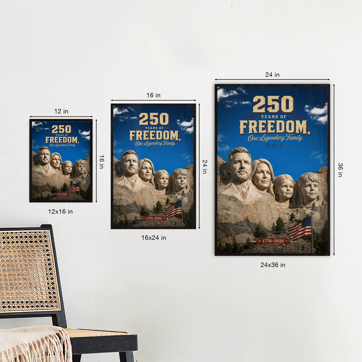 Personalized Poster "250 Years of Freedom"