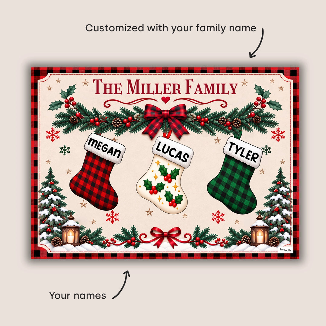Personalized Doormat "Christmas Together"