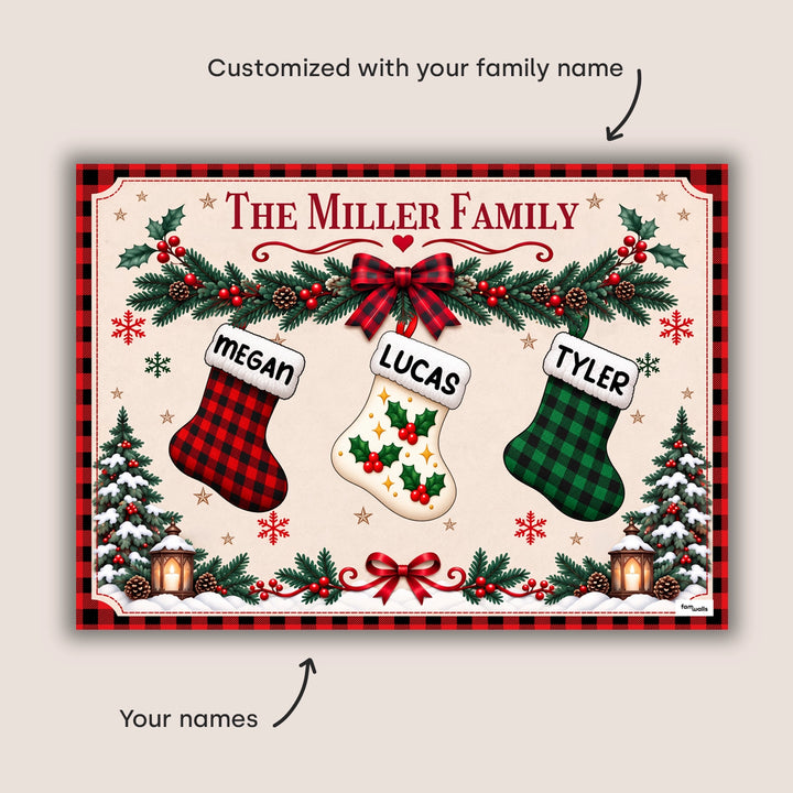 Personalized Doormat "Christmas Together"