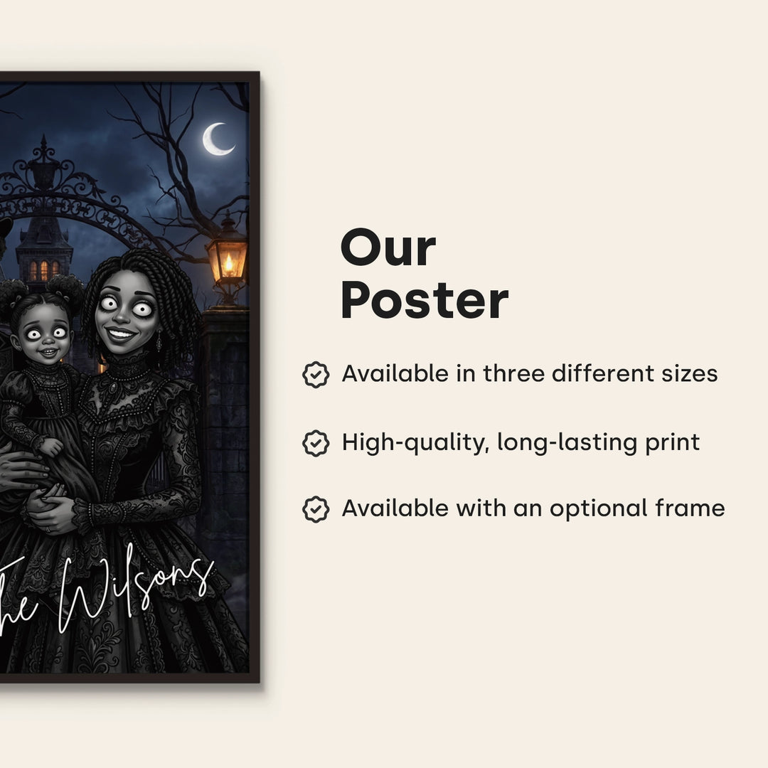 Personalized Poster "Family Gothic"