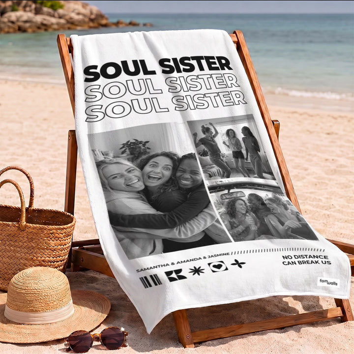 Personalized Towel "Besties"